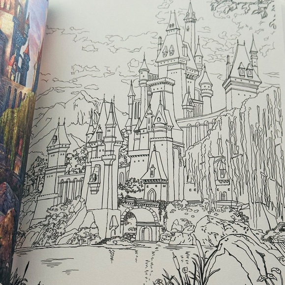 NEW The Disney Dreams Collection Thomas Kinkade Coloring Book Paperback - Picture 14 of 16